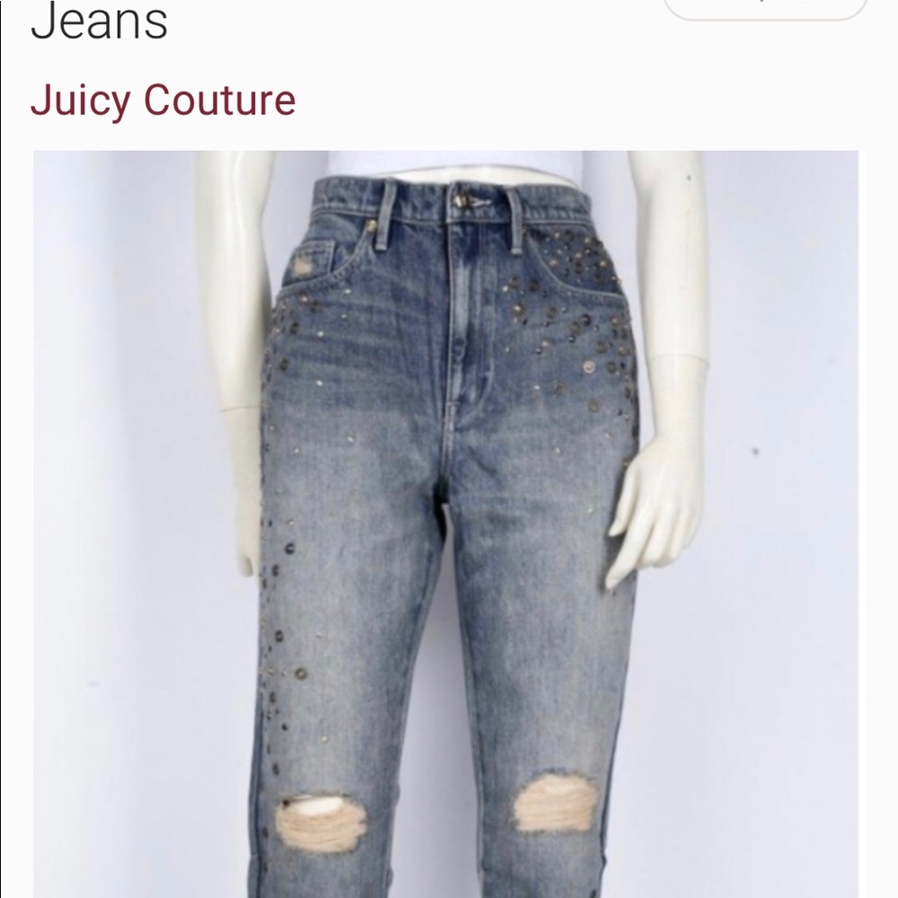 Juicy couture Melrose wash girlfriend jeans￼